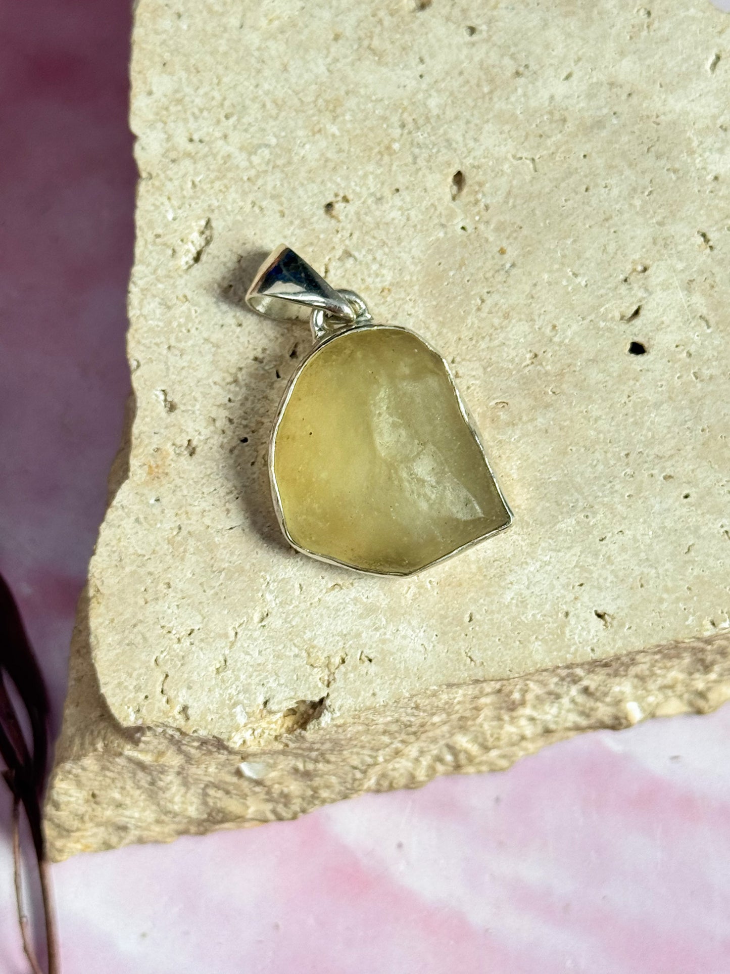 Libyan Desert Glass Pendants