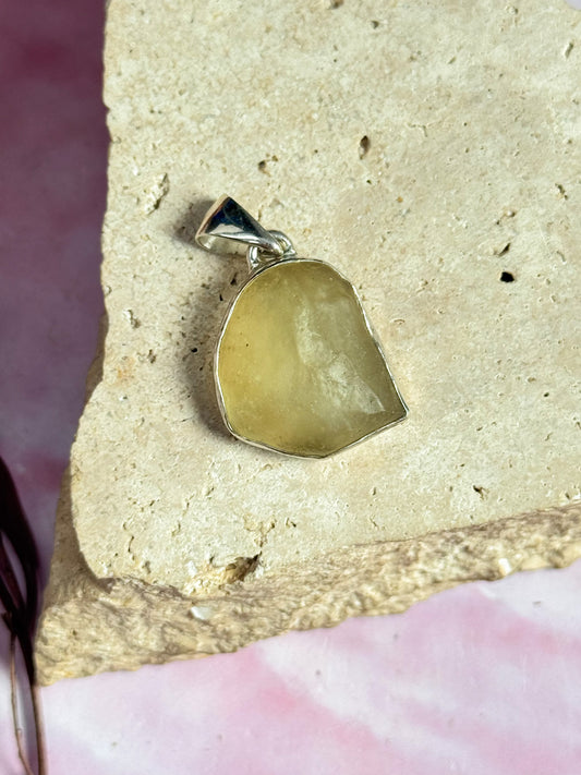 Libyan Desert Glass Pendants