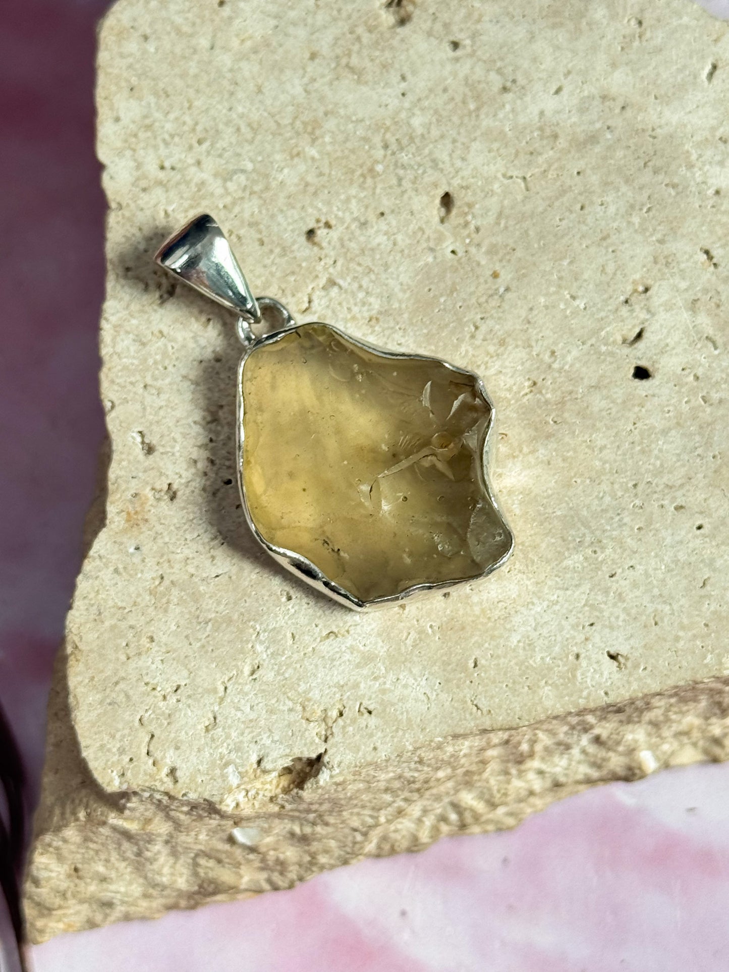 Libyan Desert Glass Pendants