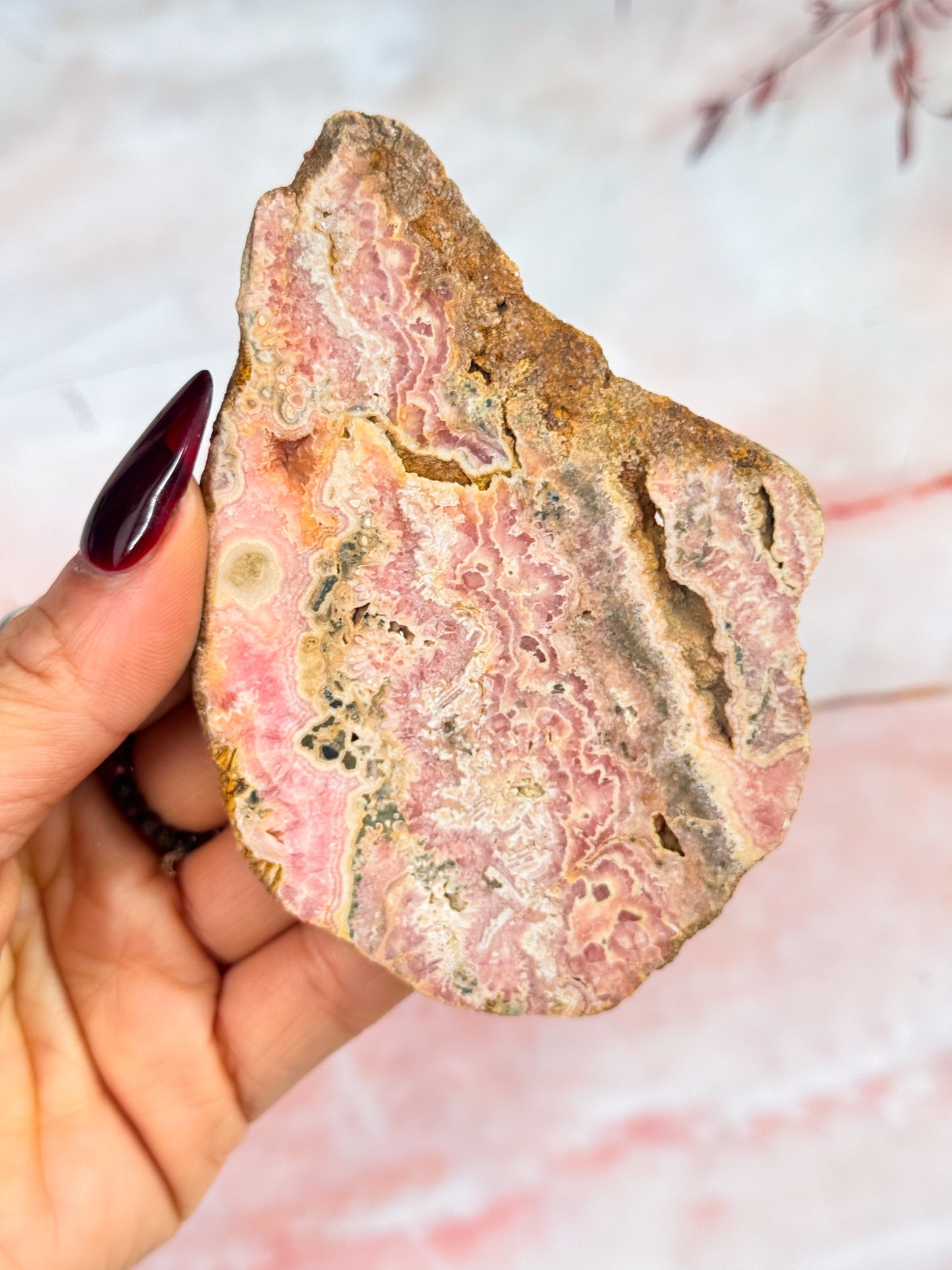 Rhodochrosite Slices
