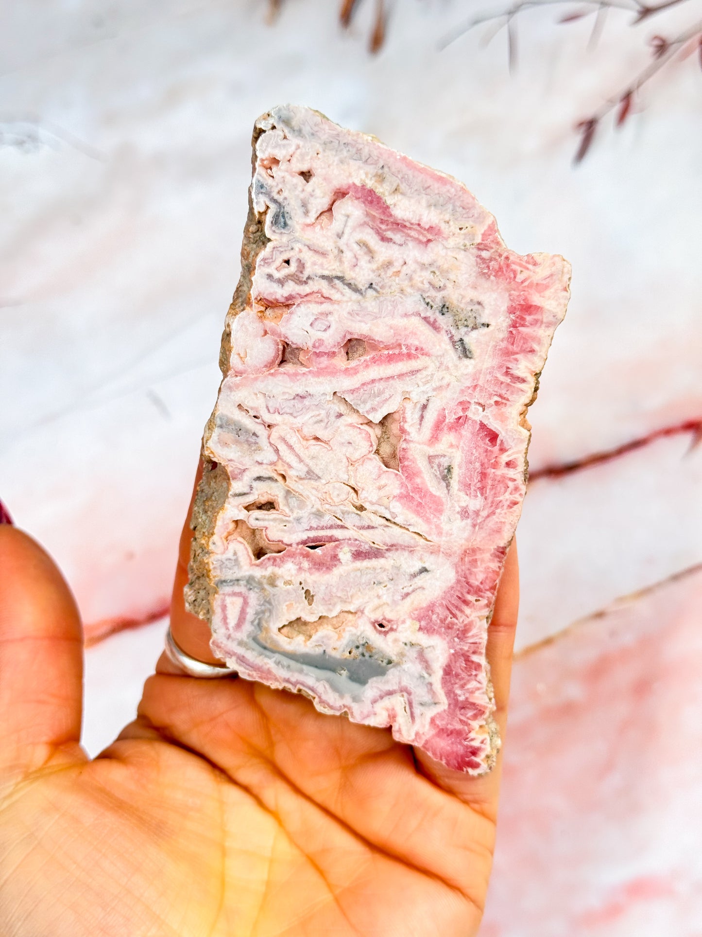 Rhodochrosite Slices