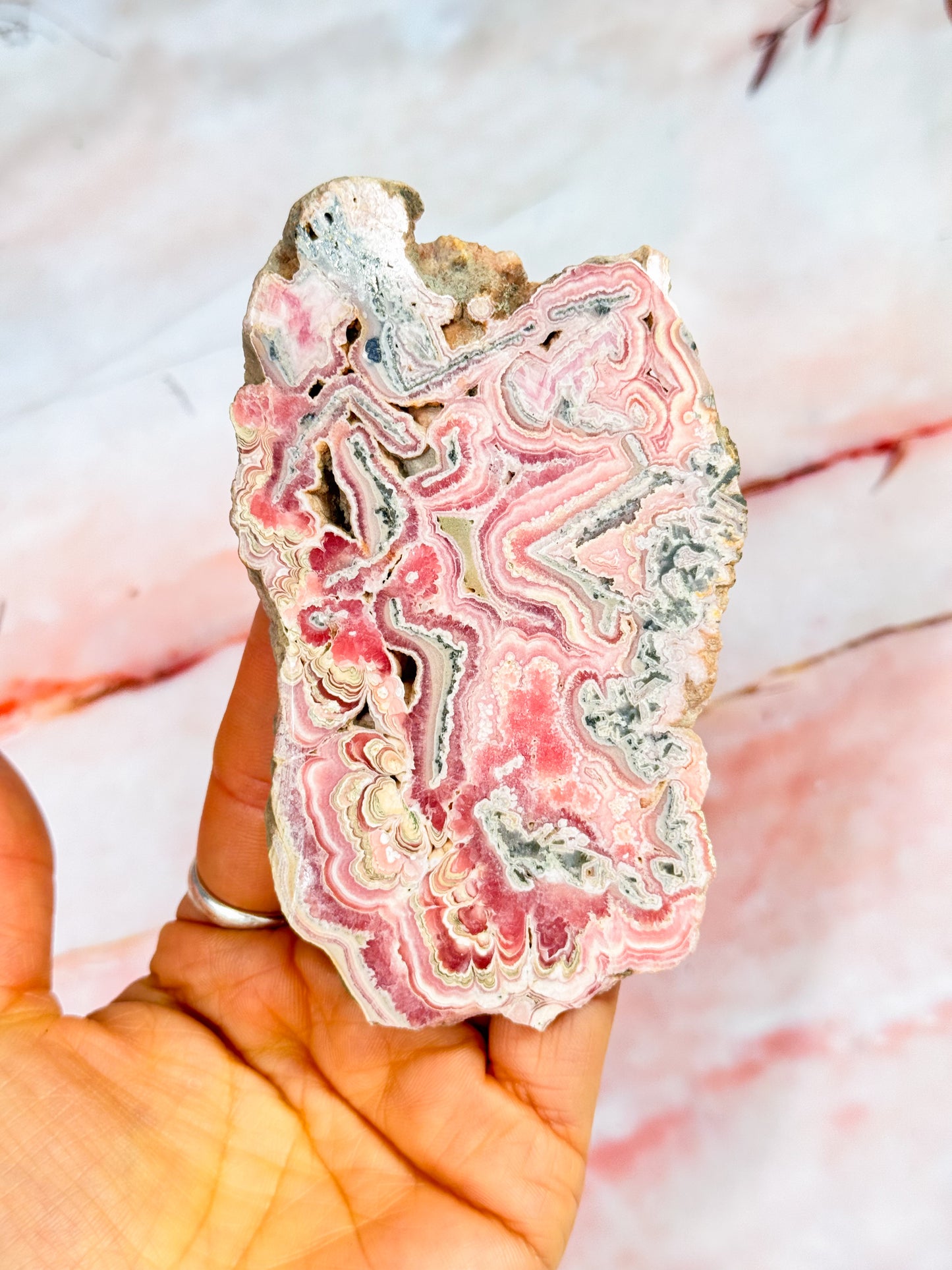 Rhodochrosite Slices