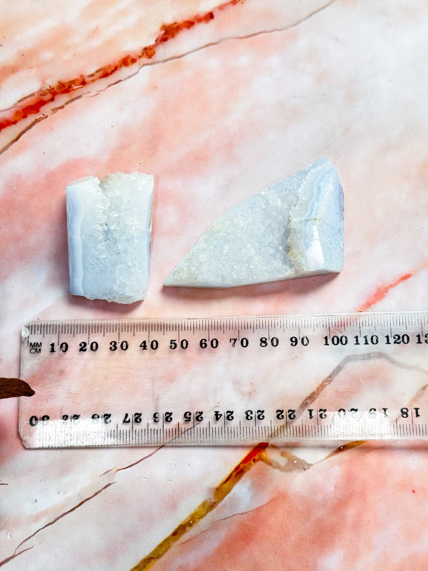 Polished Blue Lace Agate Freeforms