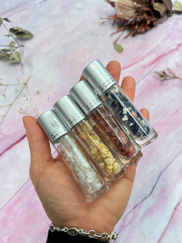 Crystal Essential Oil Rollers