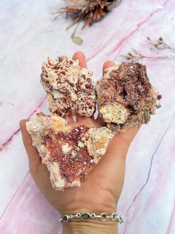 Vanadinite Specimens - Medium