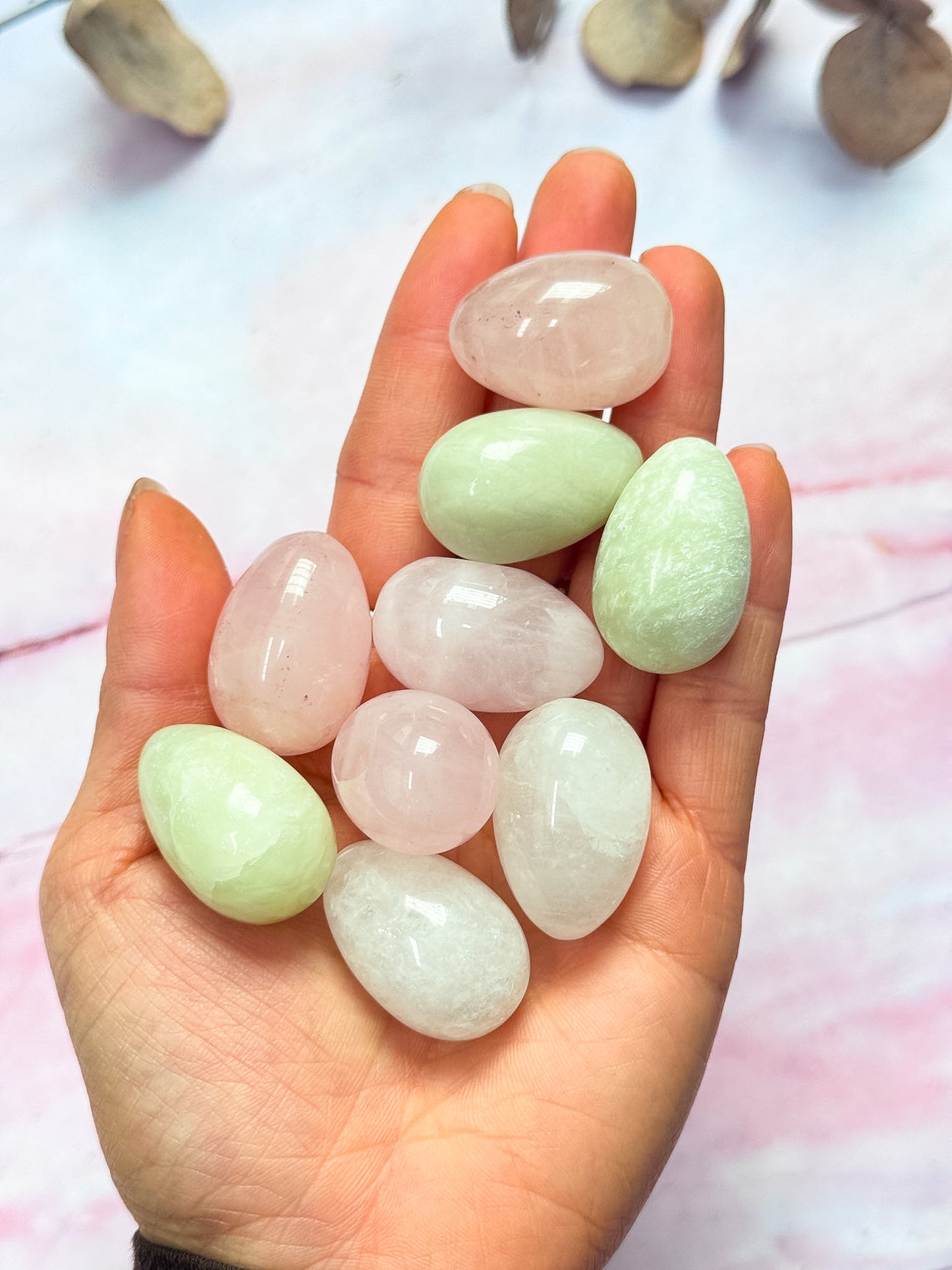 Small Crystal Eggs