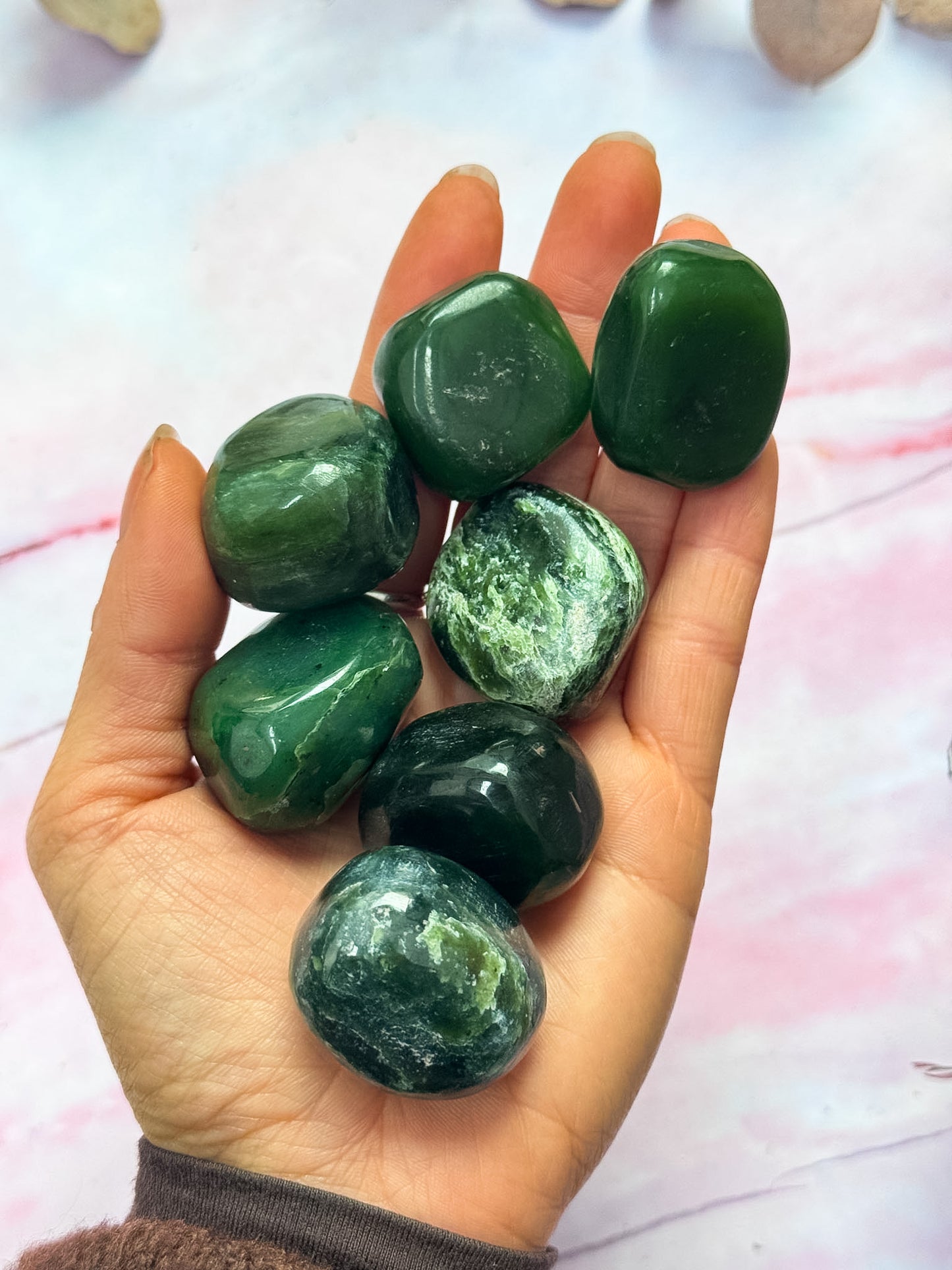 Nephrite Jade Tumbles