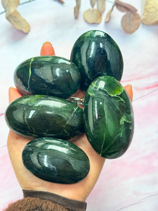 Nephrite Jade Palmstones