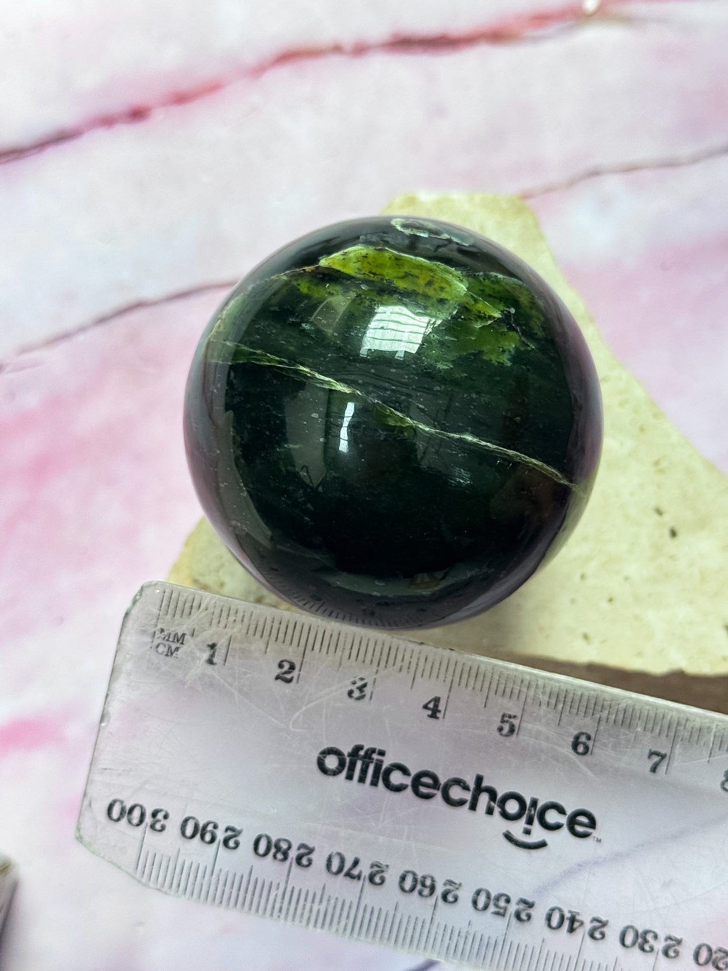 Nephrite Jade Sphere