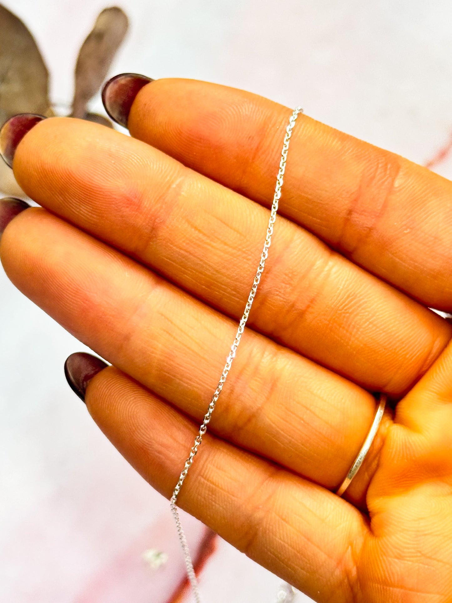 Dainty Sterling Silver Chains