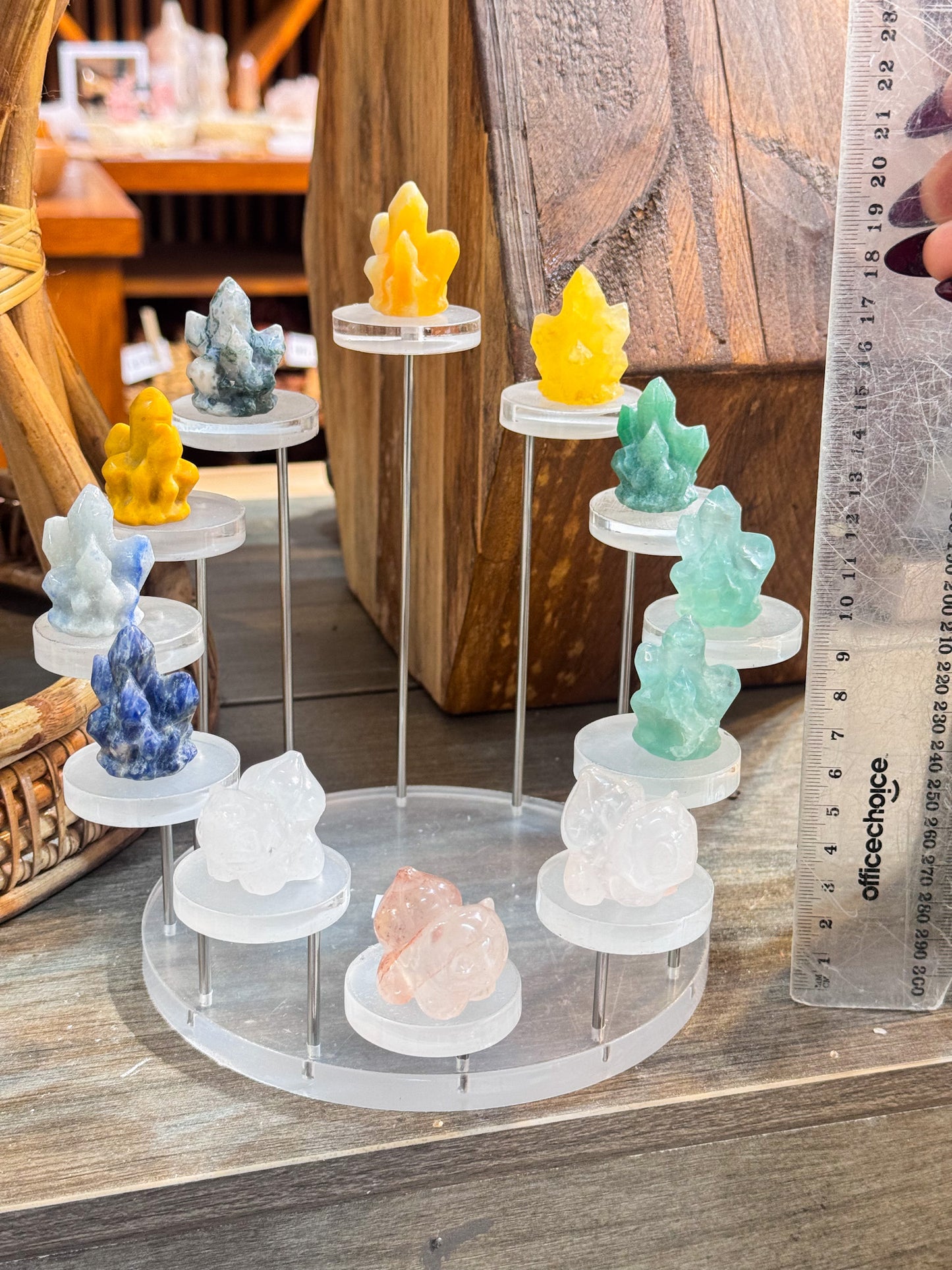 12 Piece Acrylic Stand Holder