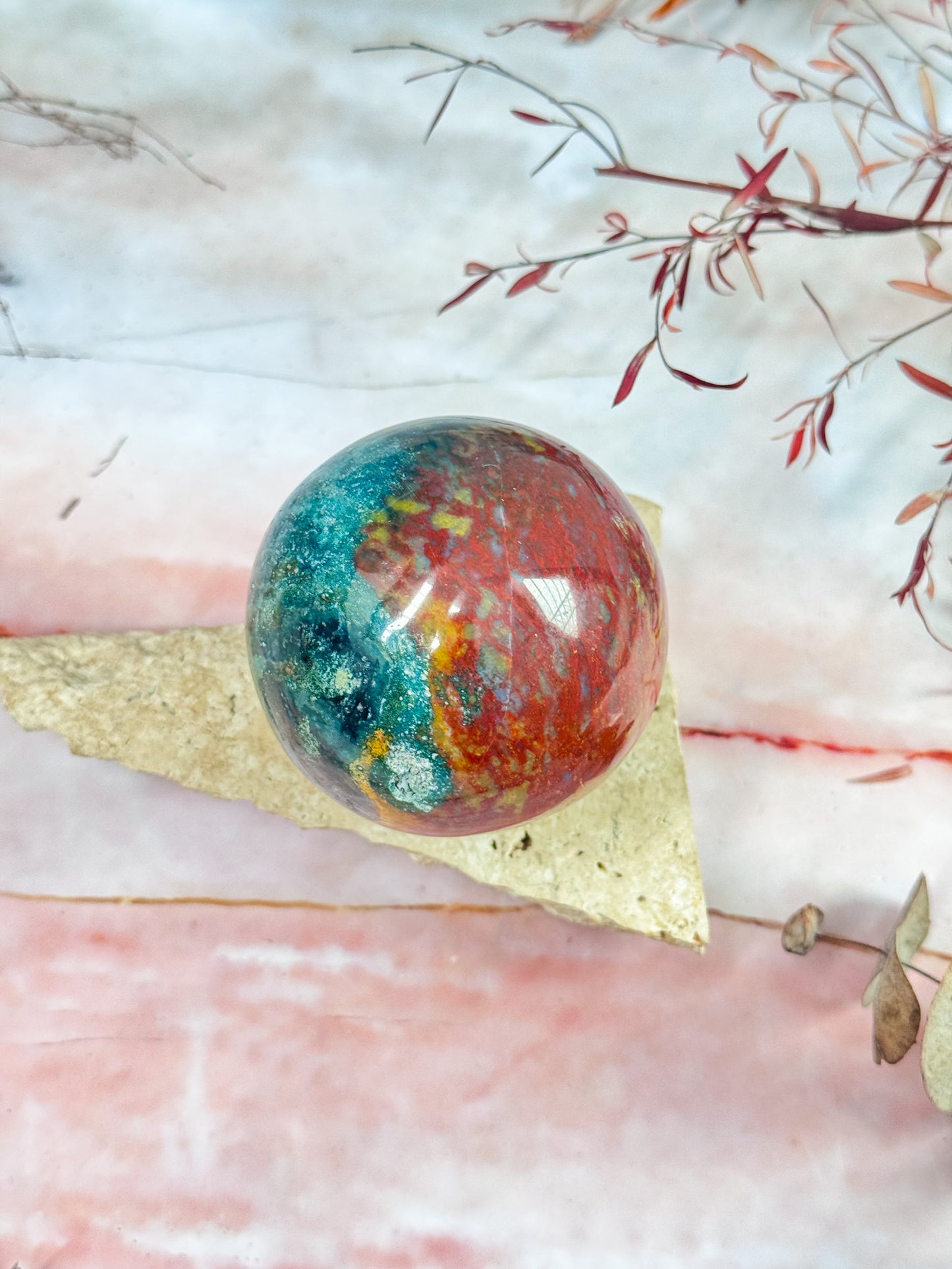 Ocean Jasper Sphere