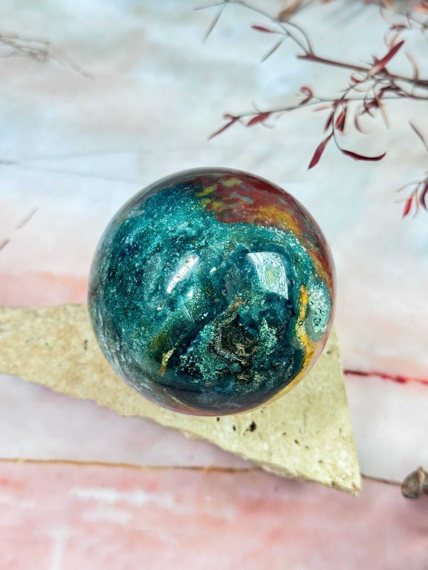 Ocean Jasper Sphere