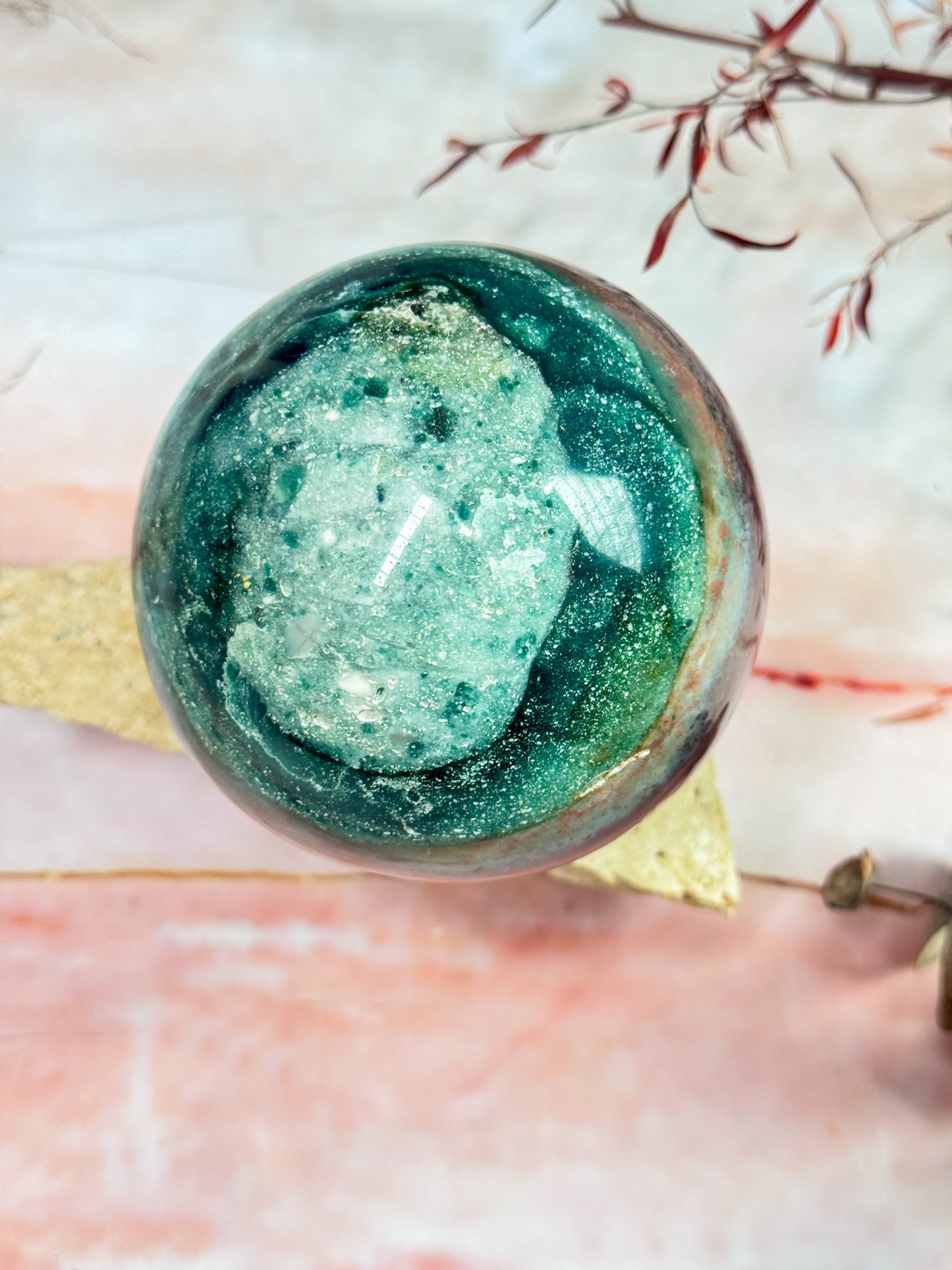 Ocean Jasper Sphere