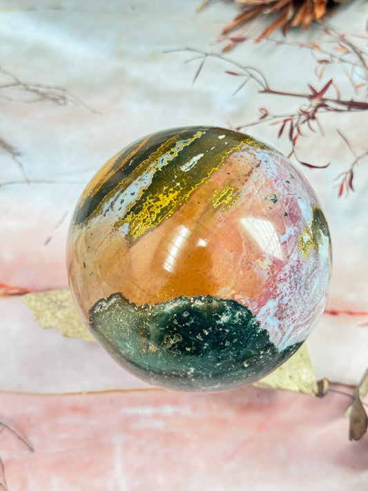 Ocean Jasper Sphere