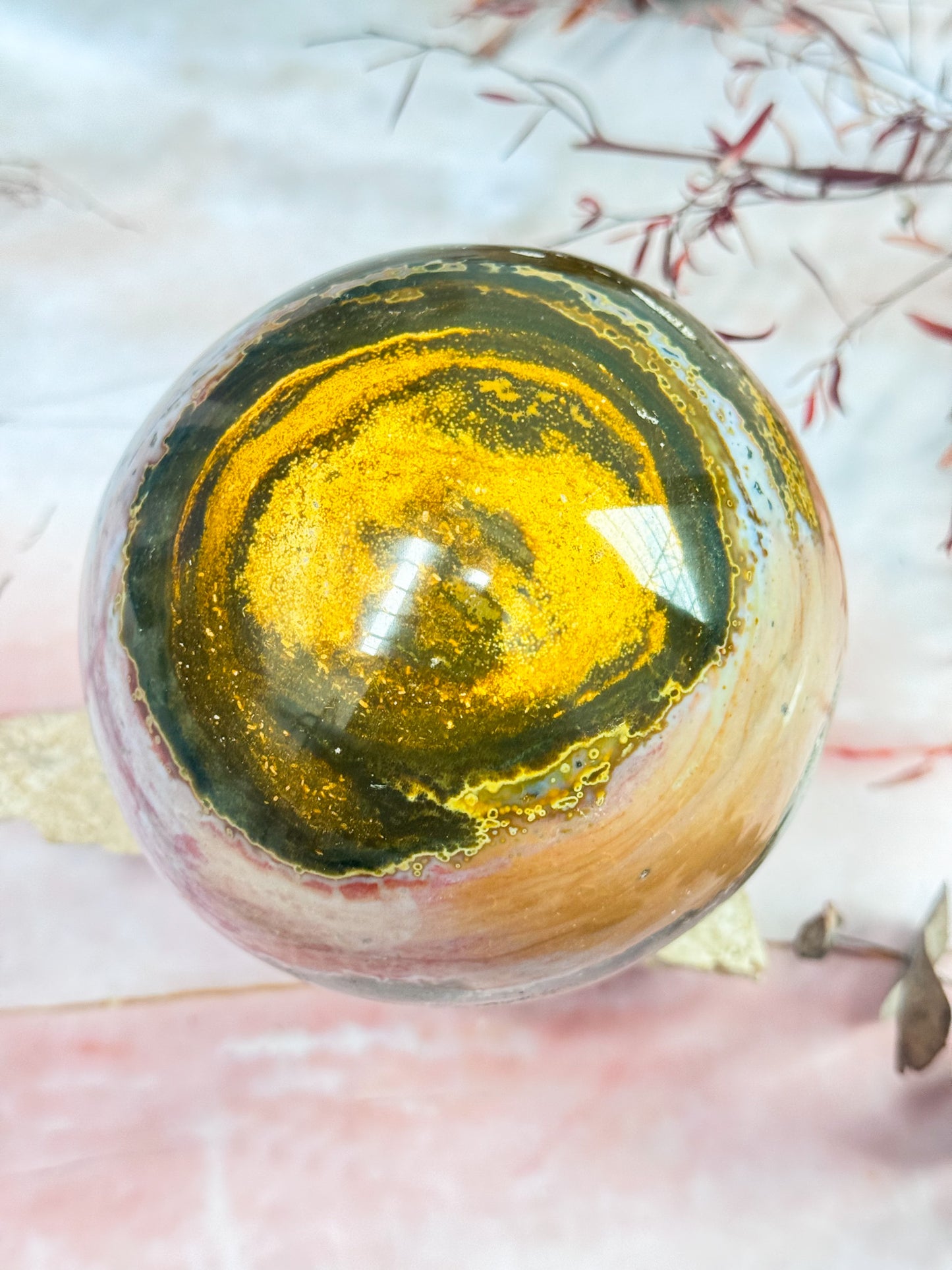 Ocean Jasper Sphere