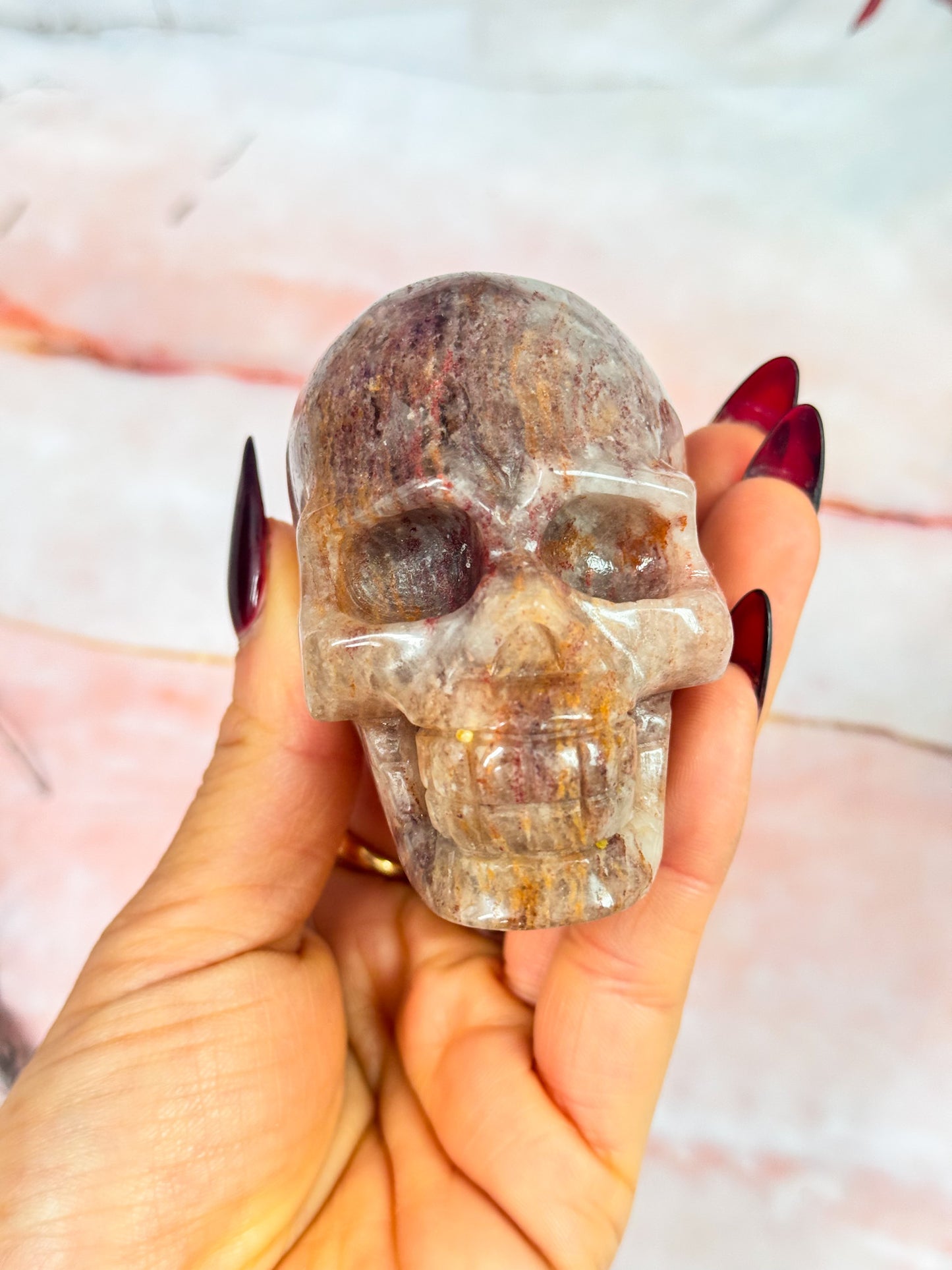 Thousand Layer Garden Quartz Skulls