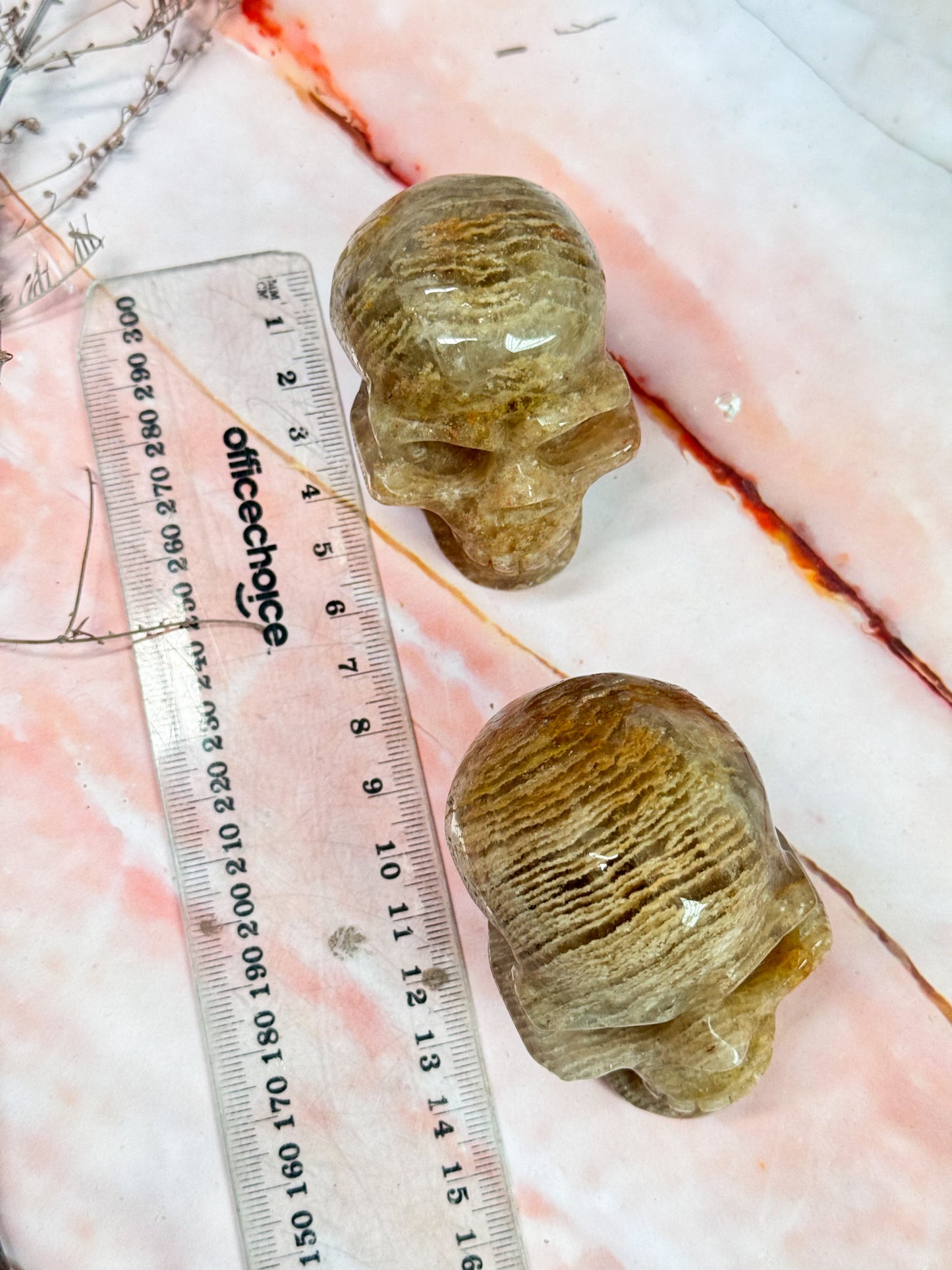 Thousand Layer Garden Quartz Skulls
