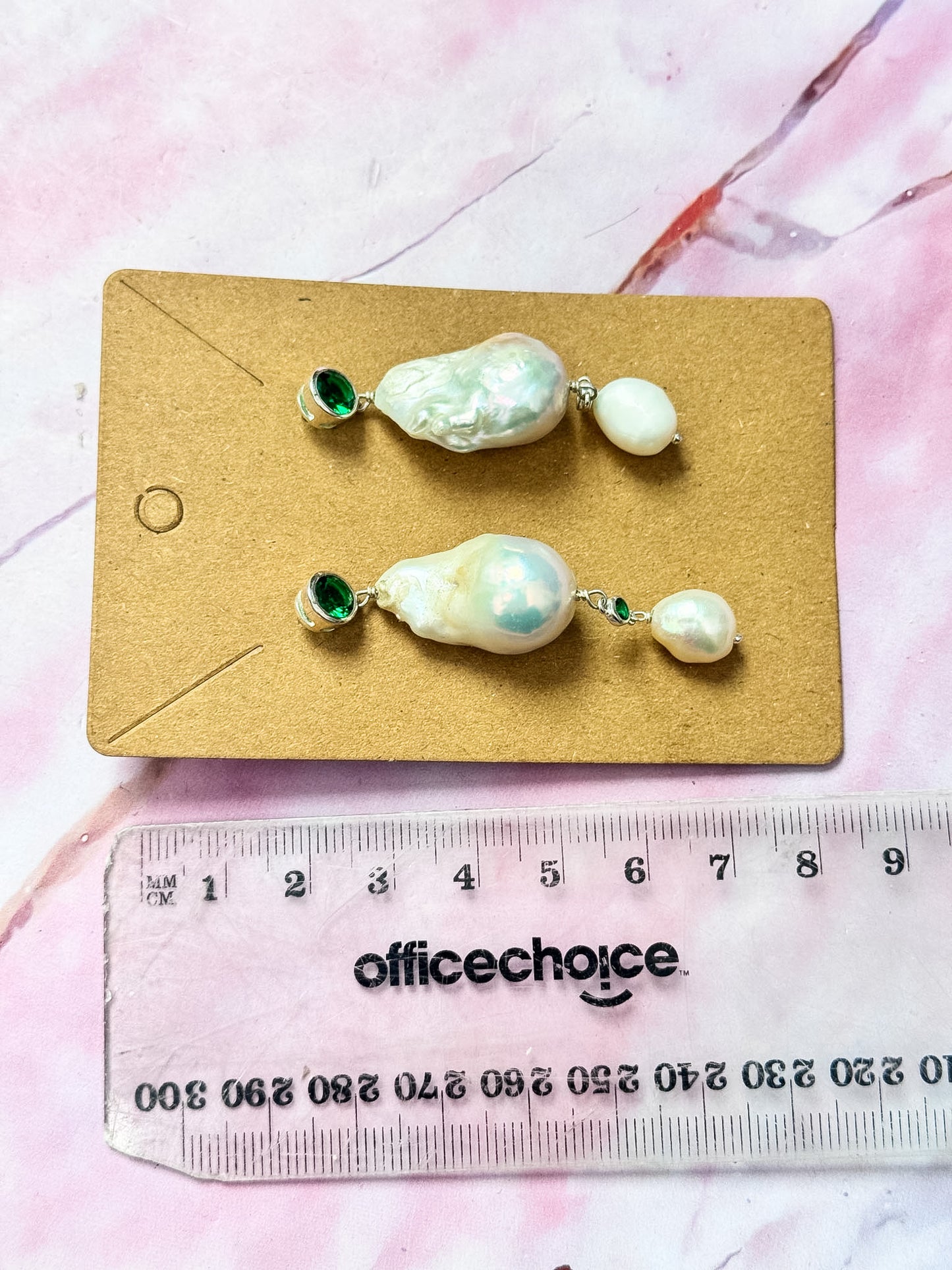Biwa Pearl Earrings