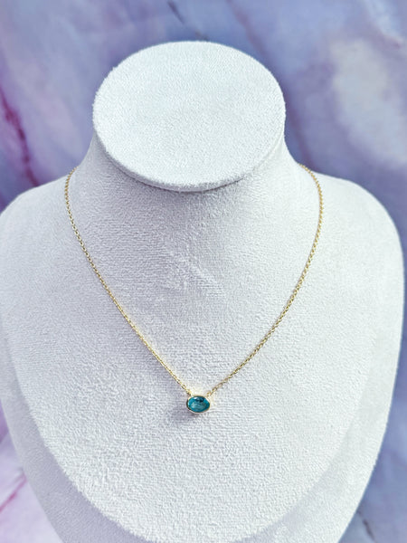 Apatite 18k Gold Vermeil Necklaces