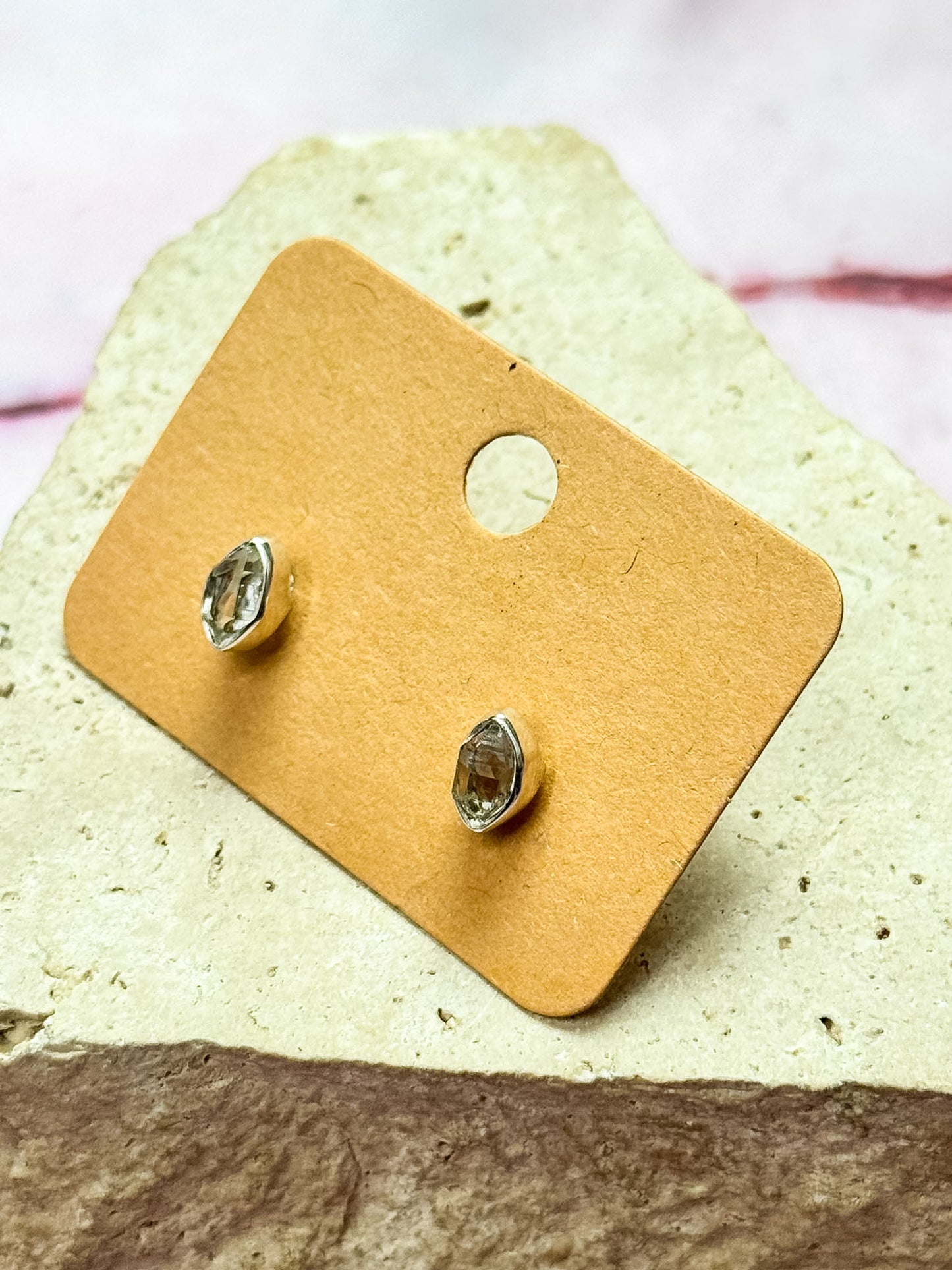 Herkimer Diamond Studs
