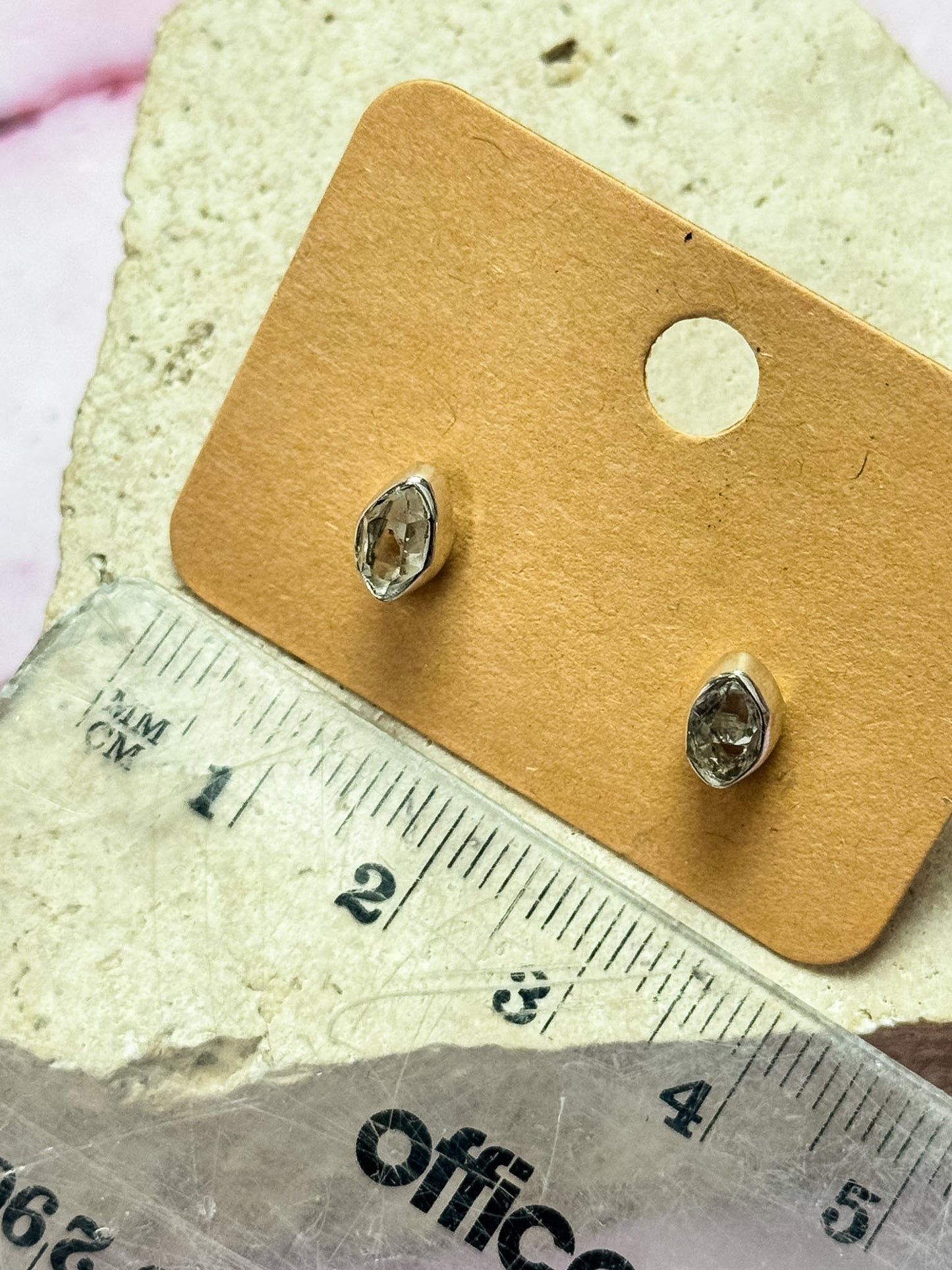 Herkimer Diamond Studs