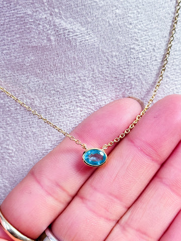 Apatite 18k Gold Vermeil Necklaces