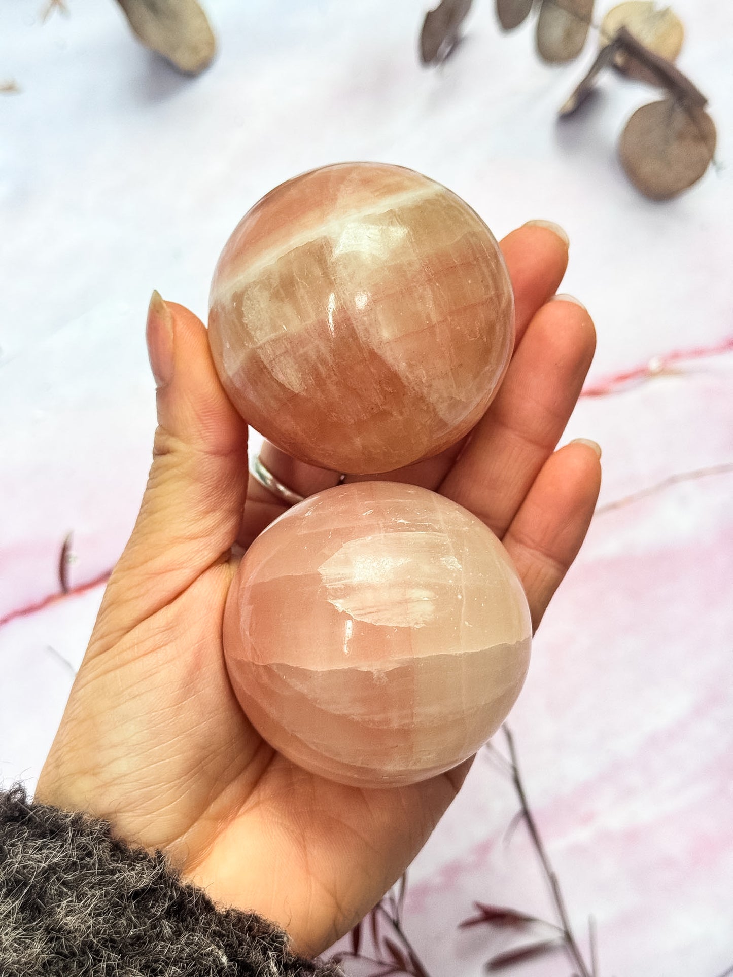 Rose Calcite Sphere