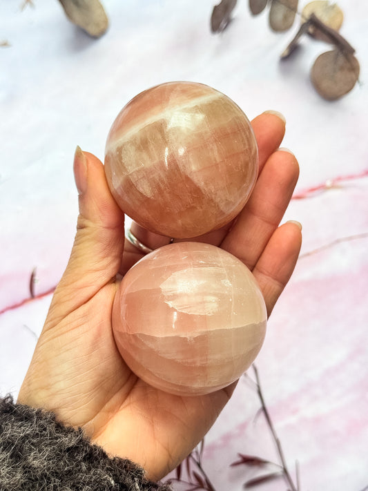 Rose Calcite Sphere