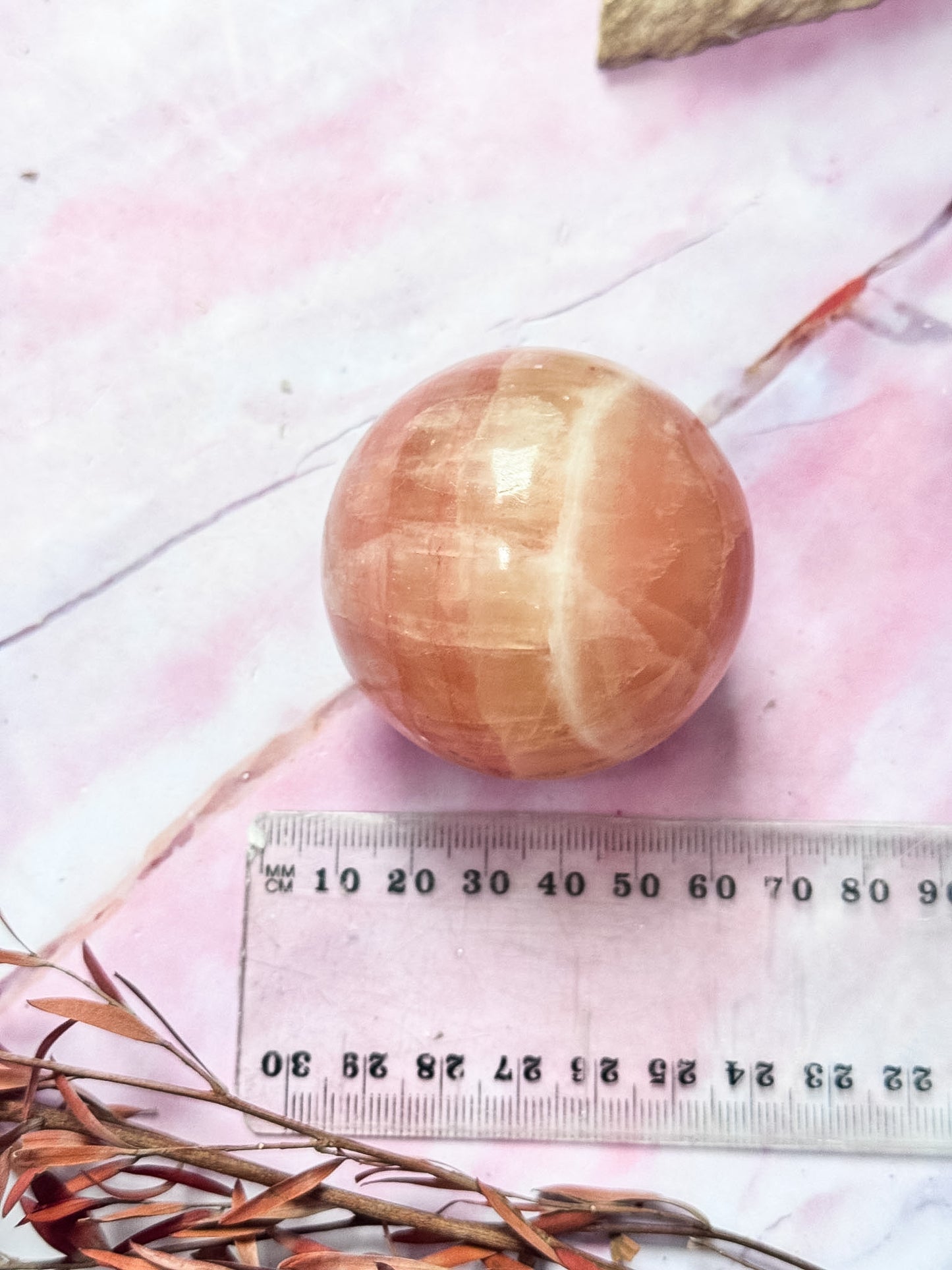 Rose Calcite Sphere