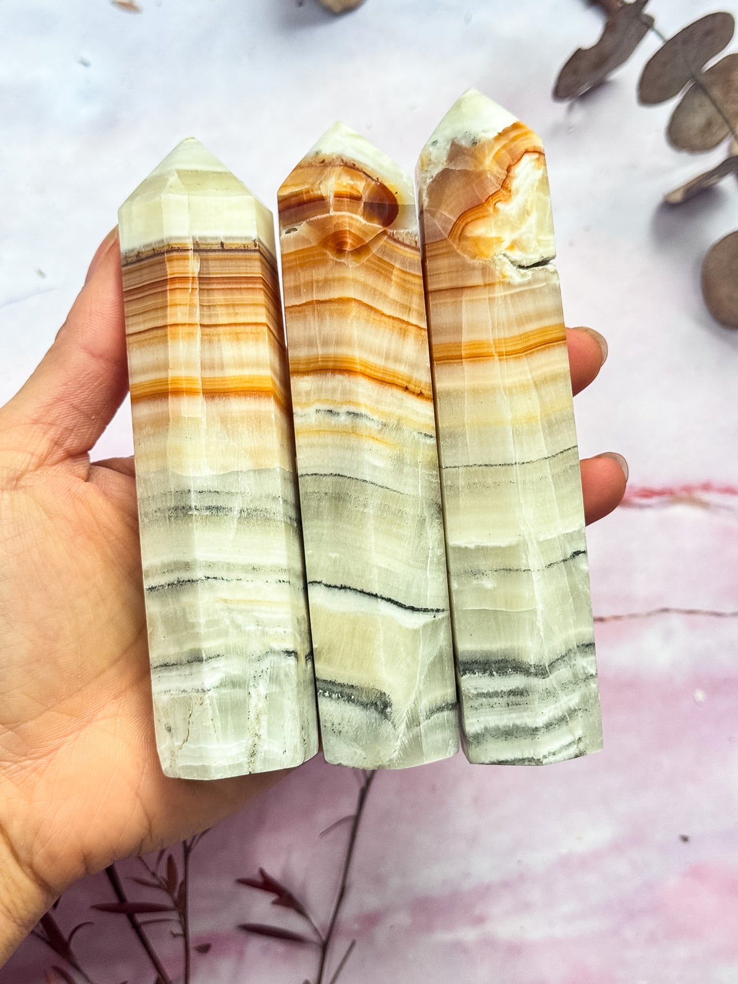 Chocolate Calcite Towers