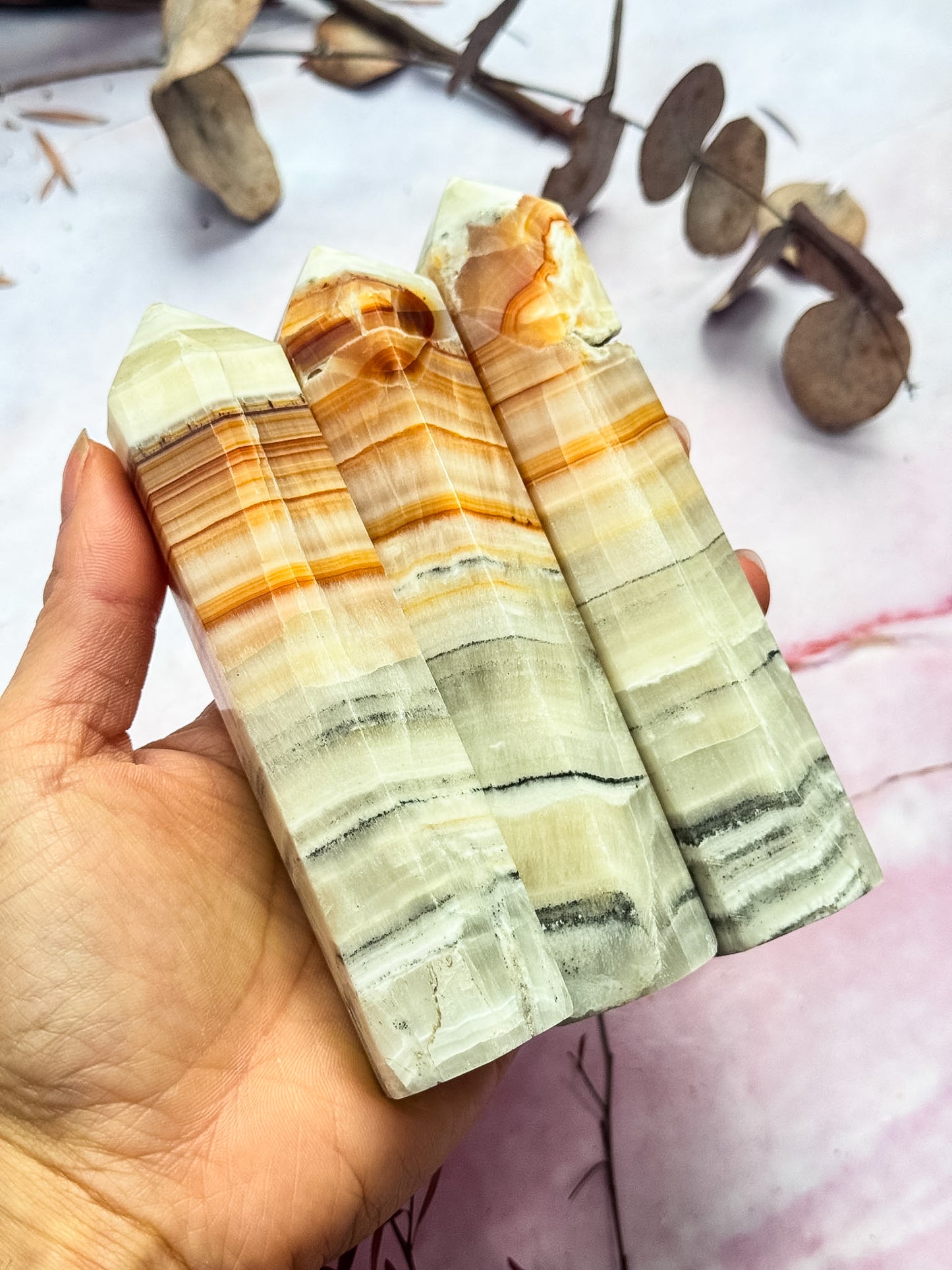 Chocolate Calcite Towers