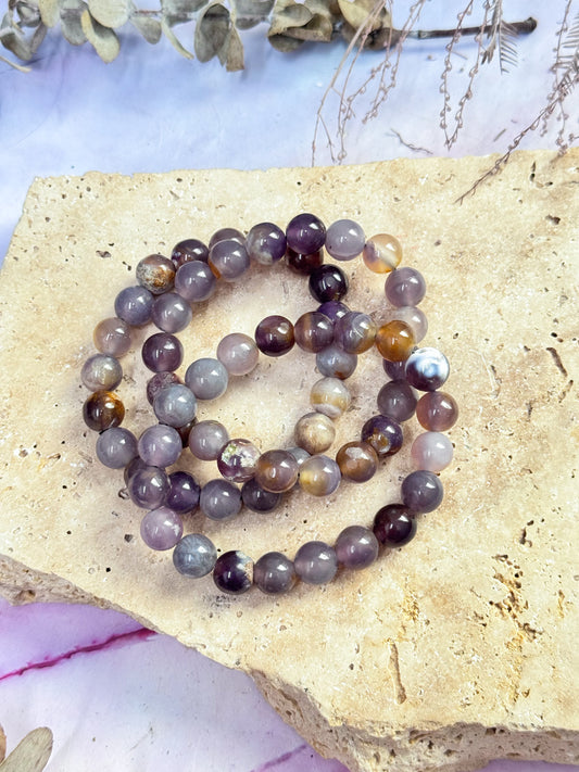 Purple Chalcedony Bracelets