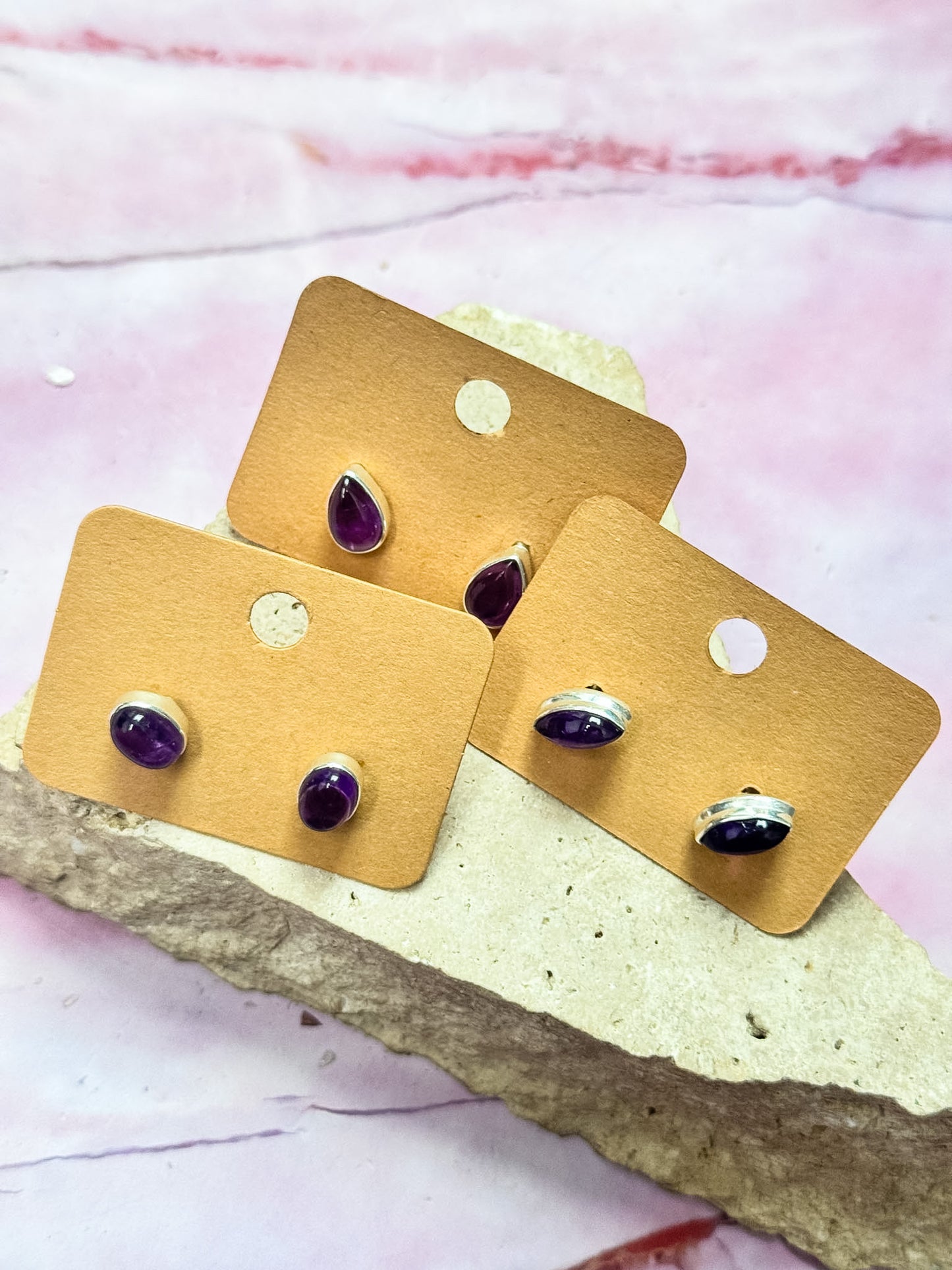 Amethyst Studs