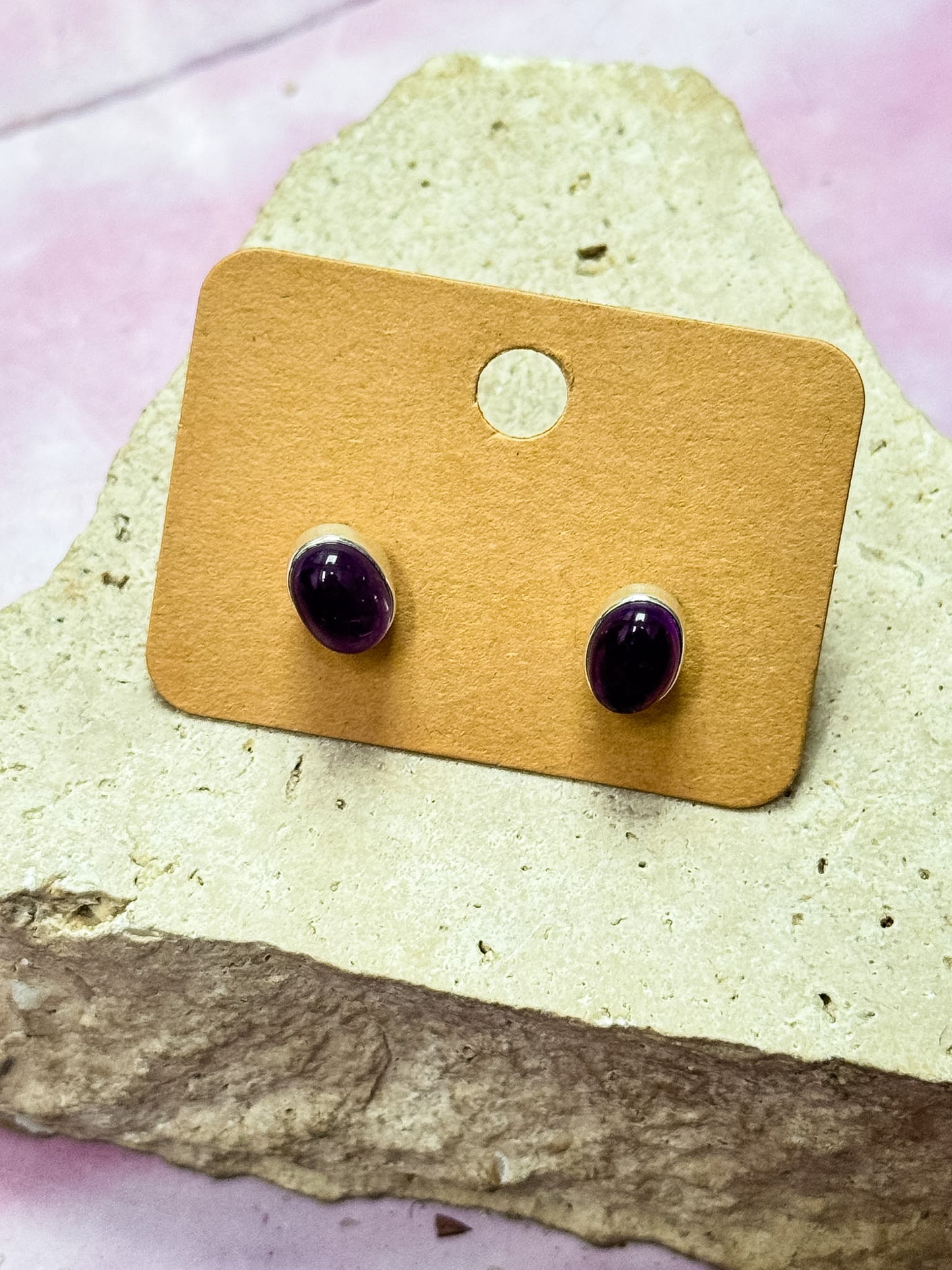 Amethyst Studs