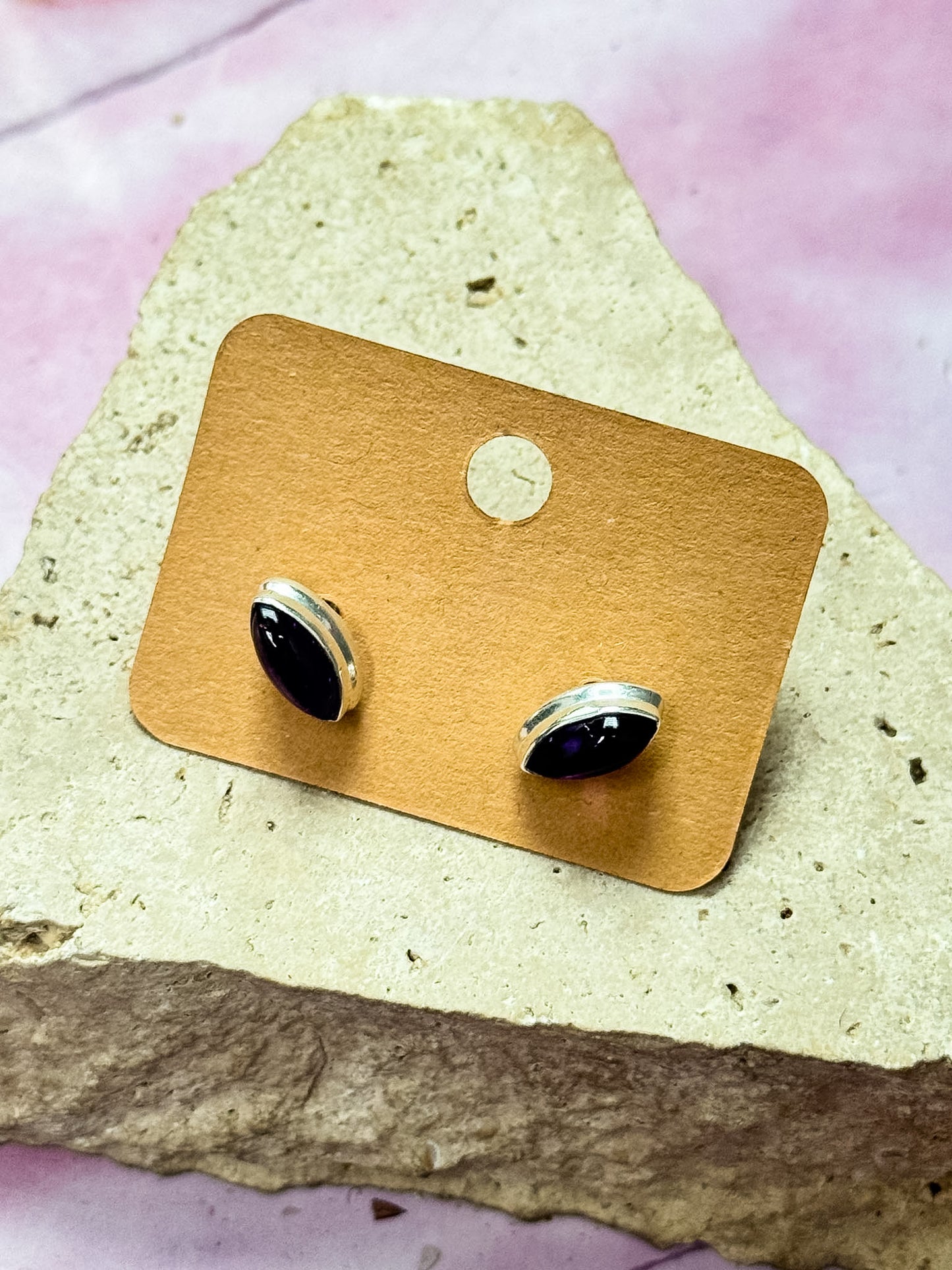 Amethyst Studs