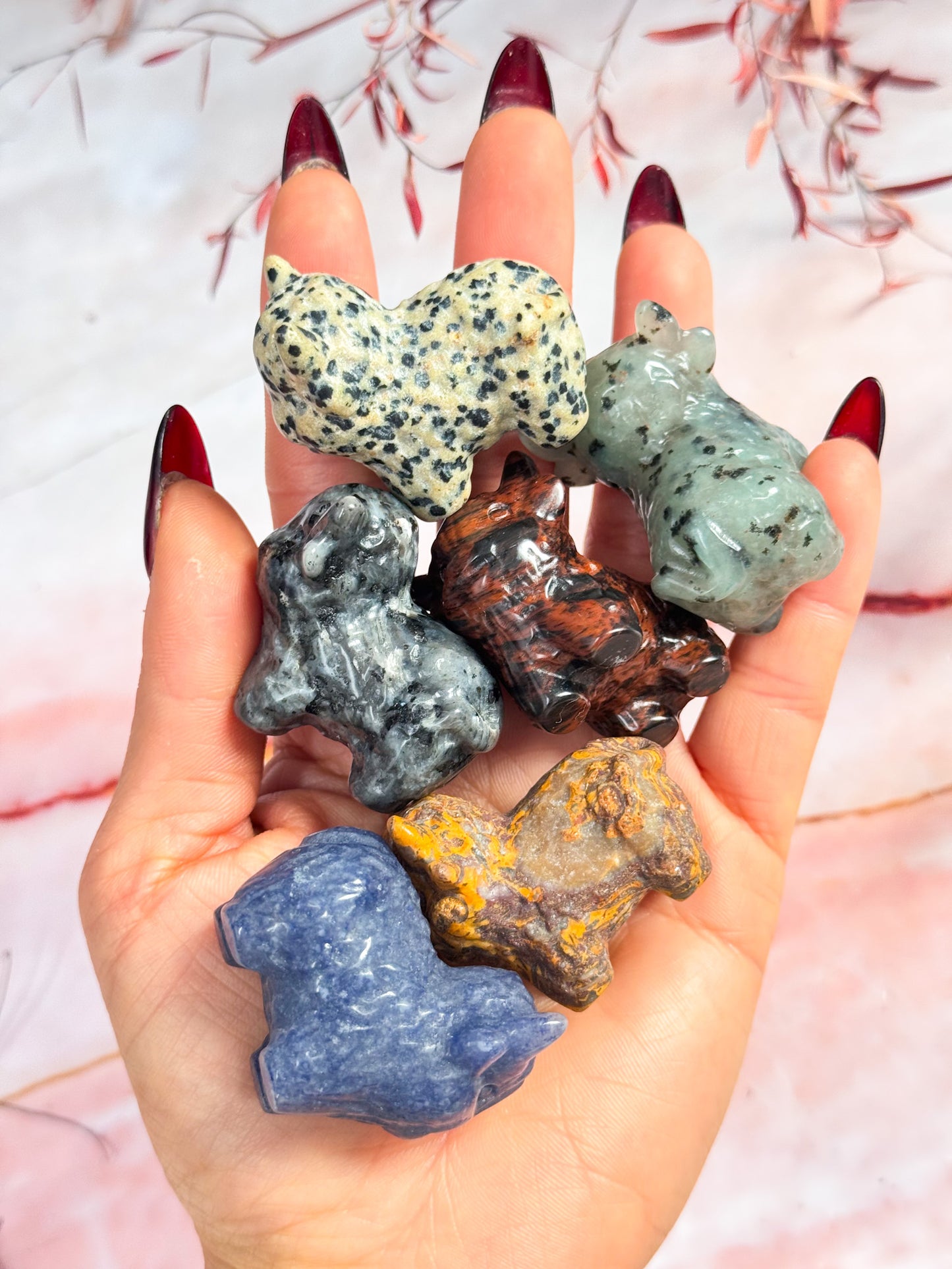 Highland Cow Carvings