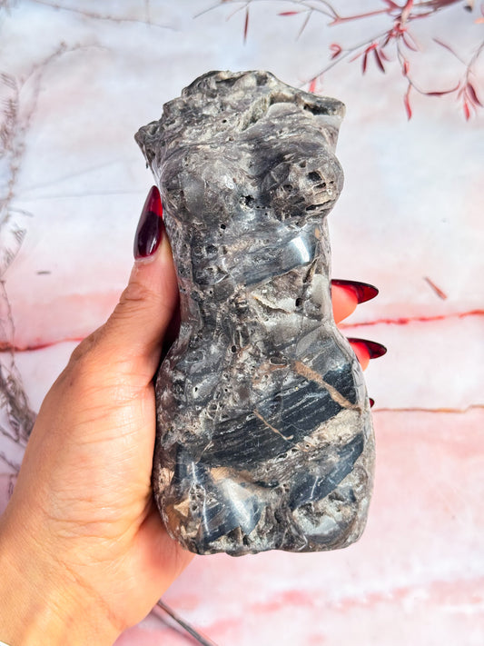 Sphalerite Torso Carving
