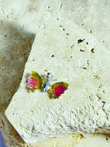 Tourmaline Butterfly Pendants