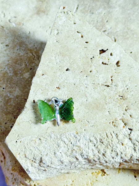 Tourmaline Butterfly Pendants