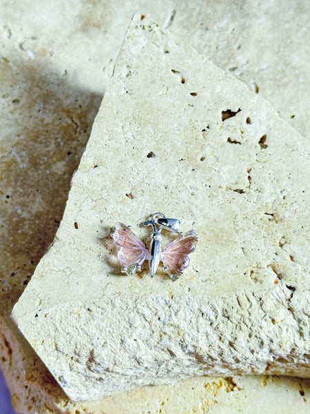 Tourmaline Butterfly Pendants