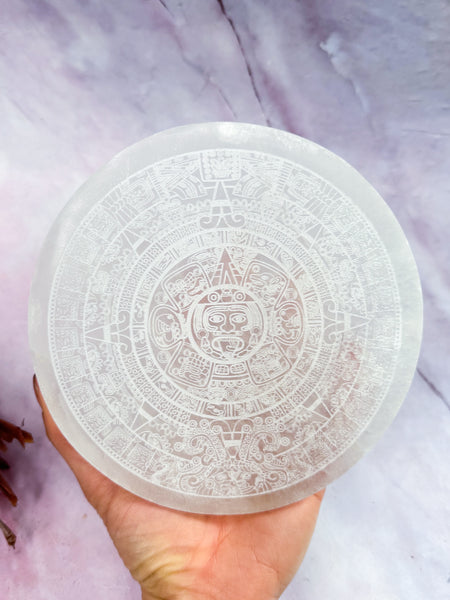 Aztec Selenite Plates