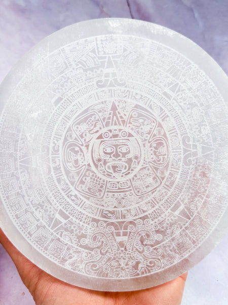 Aztec Selenite Plates