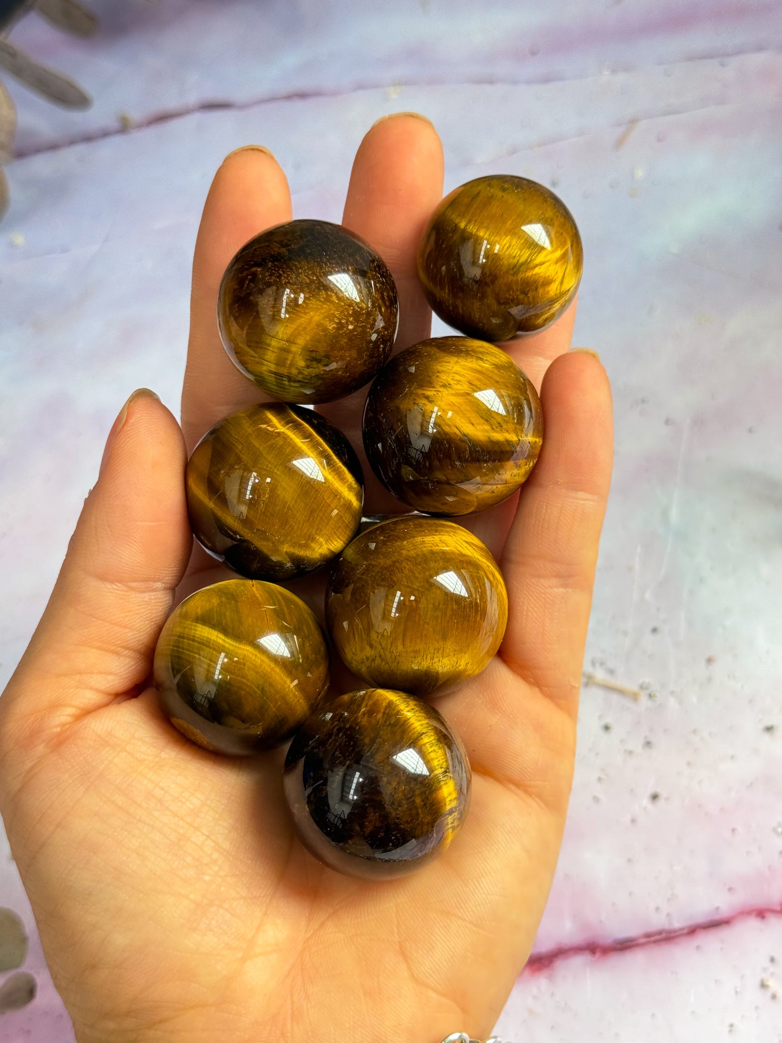 Tigers Eye Spheres