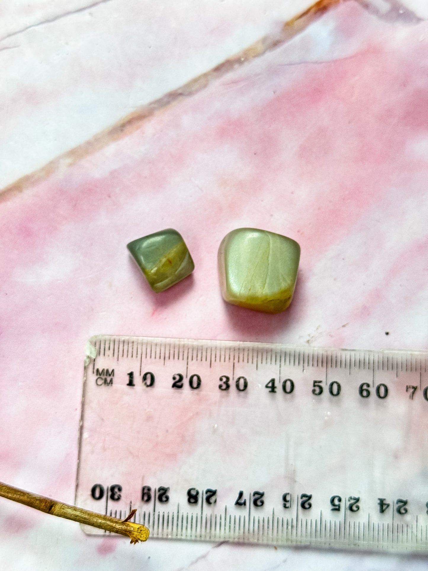 Silver Moonstone Tumbles
