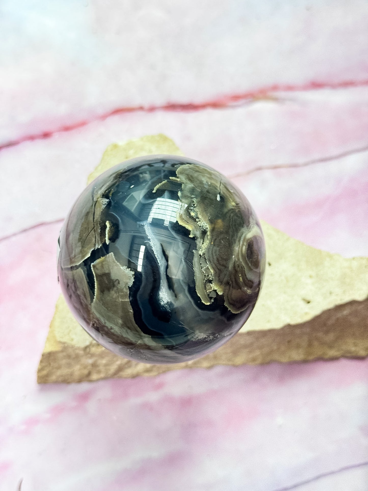 Volcanic Agate Sphere