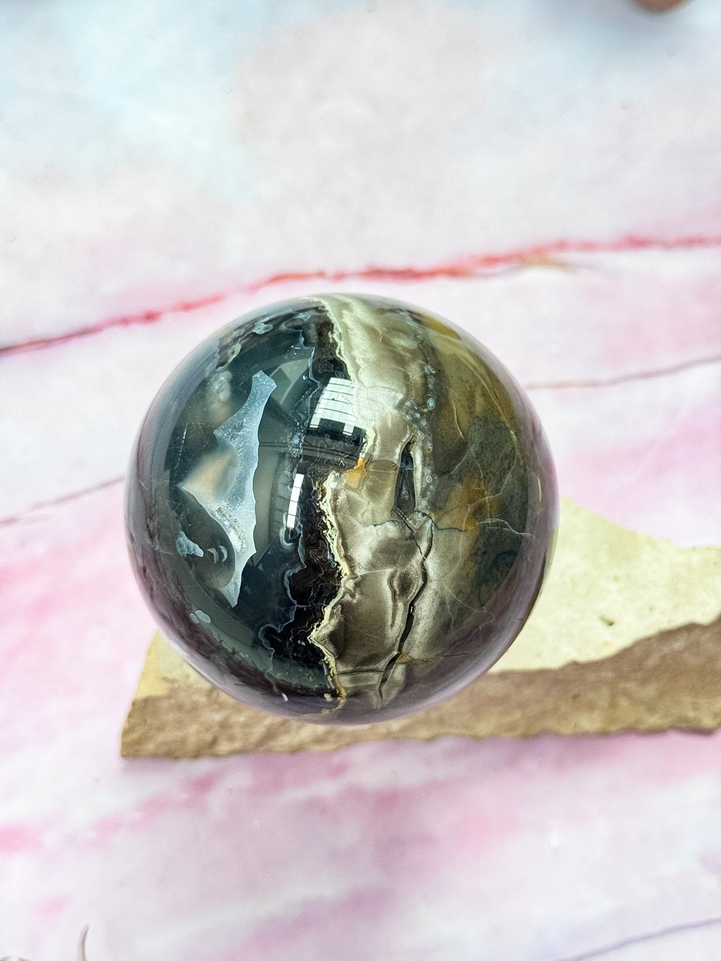 Volcanic Agate Sphere