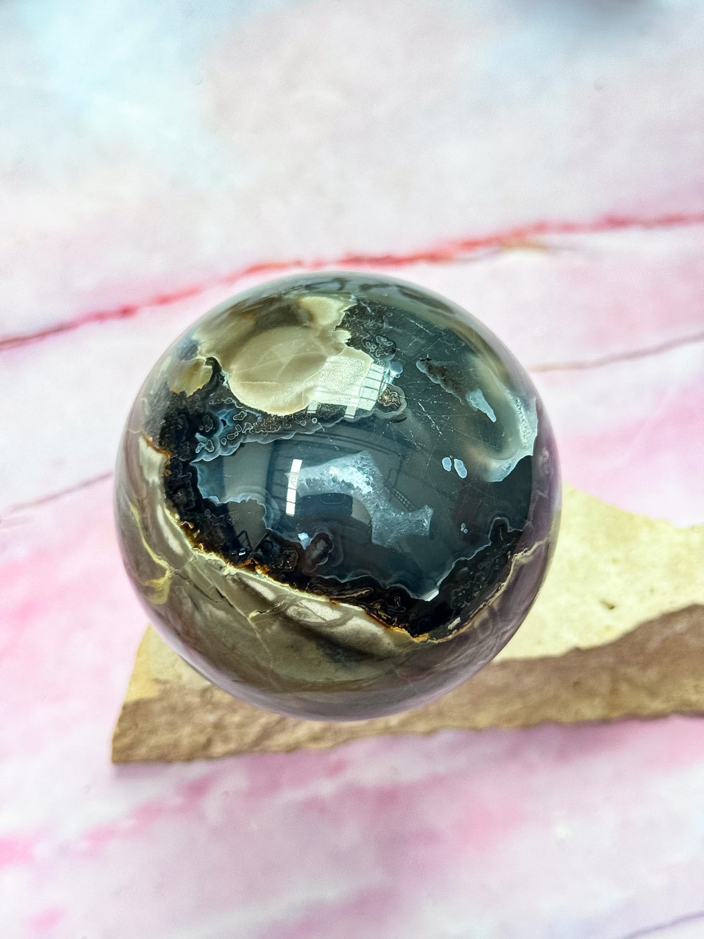 Volcanic Agate Sphere