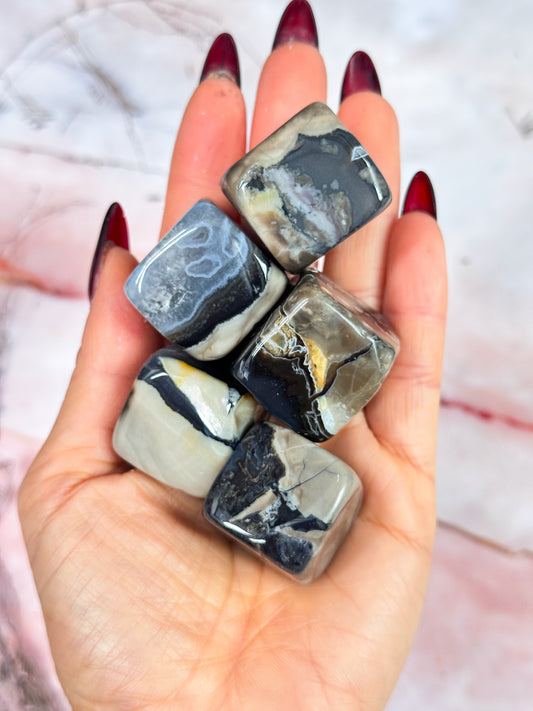 Volcanic Agate Cubes