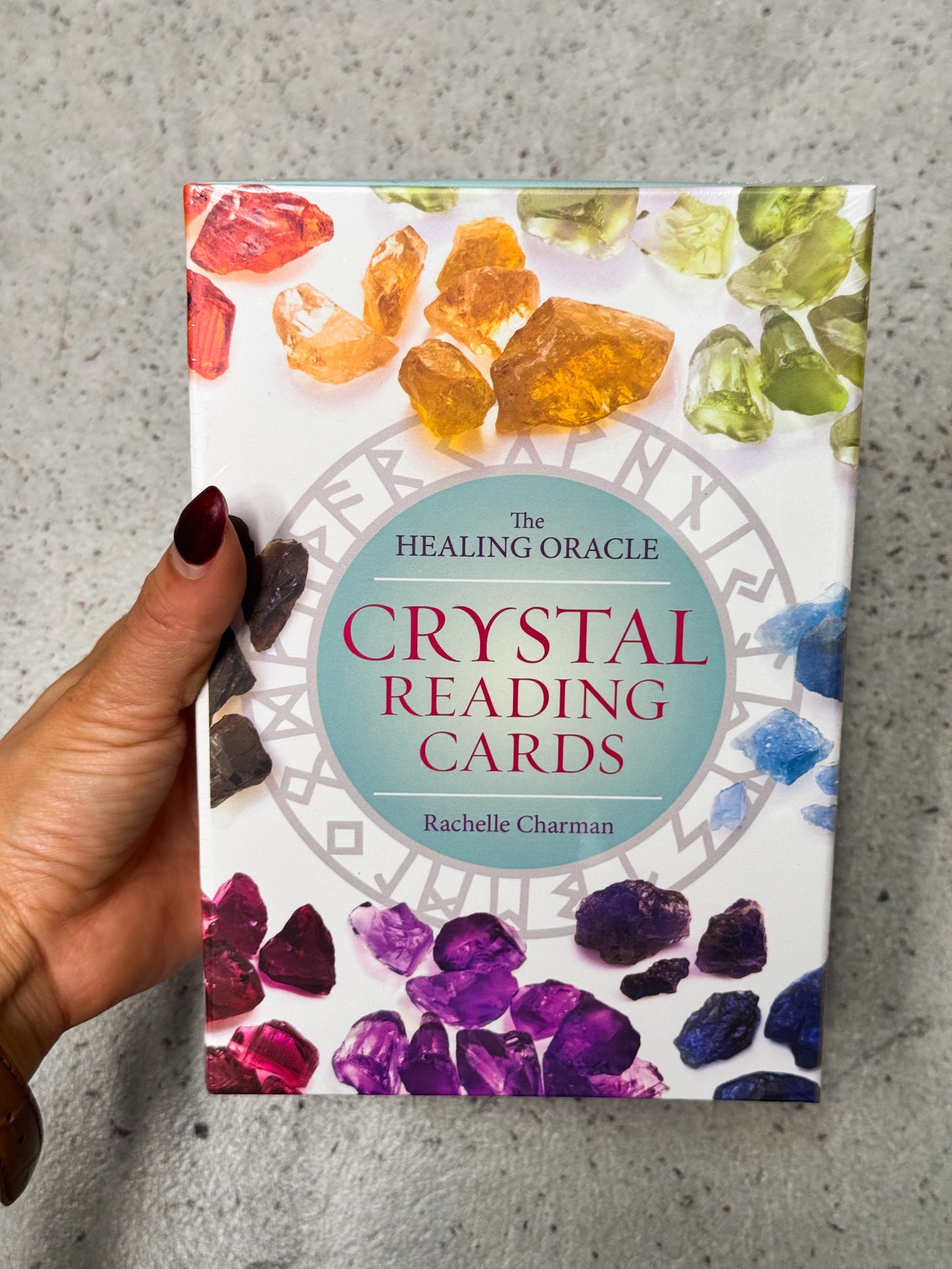 The Healing Oracle Crystal Reading Cards